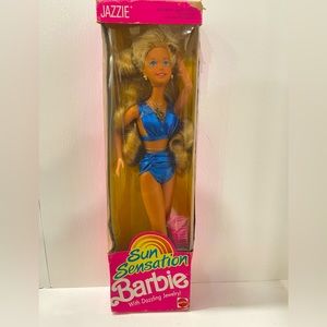 Vintage 1991 Sun Sensation Jazzie Barbie Doll Unopened Original Box